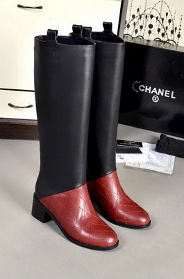 CHANEL Knee-high boots Lined with fur Women--046